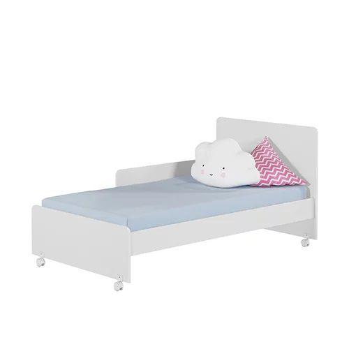 Imagem de Berço Com Colchão Mini Cama Encanto com Rodízios Branco