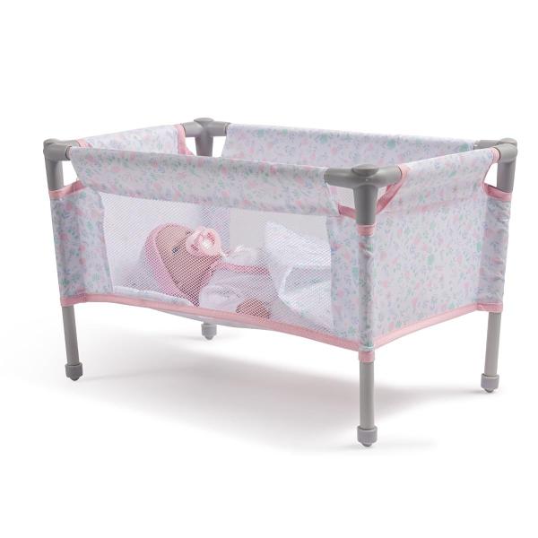 Berço dobrável para viagem, cercadinho JC Toys Berenguer Boutique Pink Imagem de Berço dobrável para viagem, cercadinho JC Toys Berenguer Boutique Pink