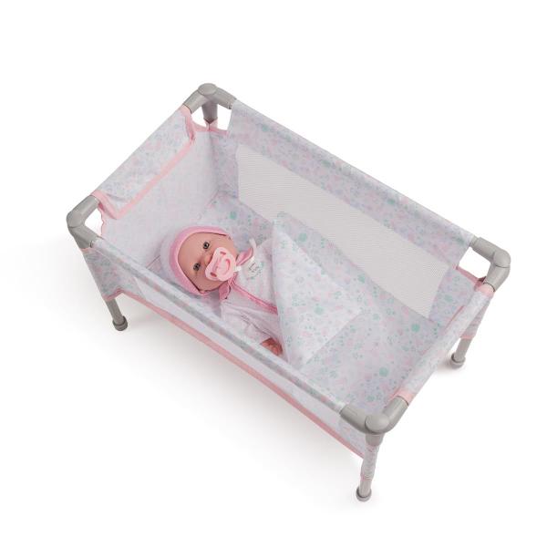 Berço dobrável para viagem, cercadinho JC Toys Berenguer Boutique Pink Imagem de Berço dobrável para viagem, cercadinho JC Toys Berenguer Boutique Pink