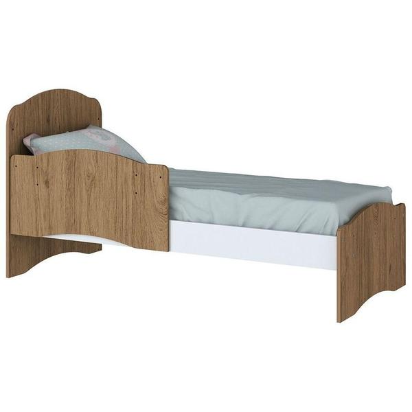 Imagem de Berço Henn Mini Cama Bala De Menta I02 Rustico Com Branco