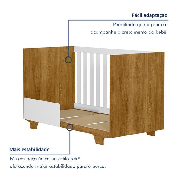 Imagem de Berço Mini Cama 100% MDF Life