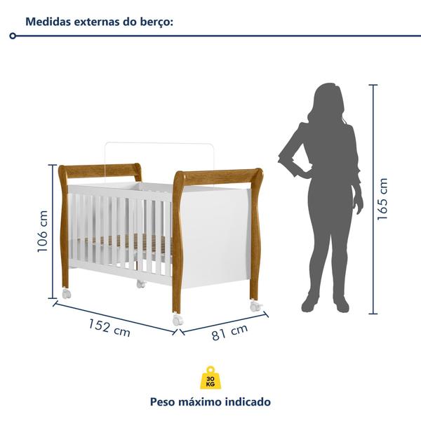 Imagem de Berço Mini Cama 100% MDF Slim