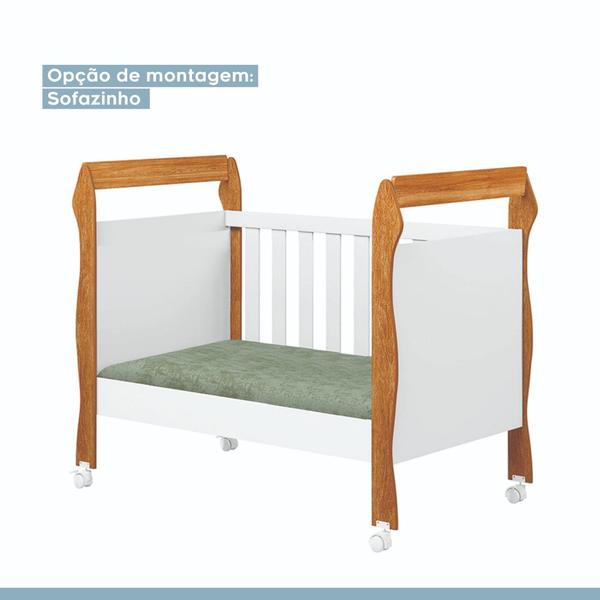 Imagem de Berço Mini Cama 3 em 1 Soninho 100% MDF Amadeirado