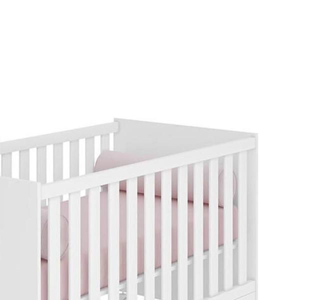 Berço Mini Cama Americano Doce Sonho Branco - Qmovi Imagem de Berço Mini Cama Americano Doce Sonho Branco - Qmovi