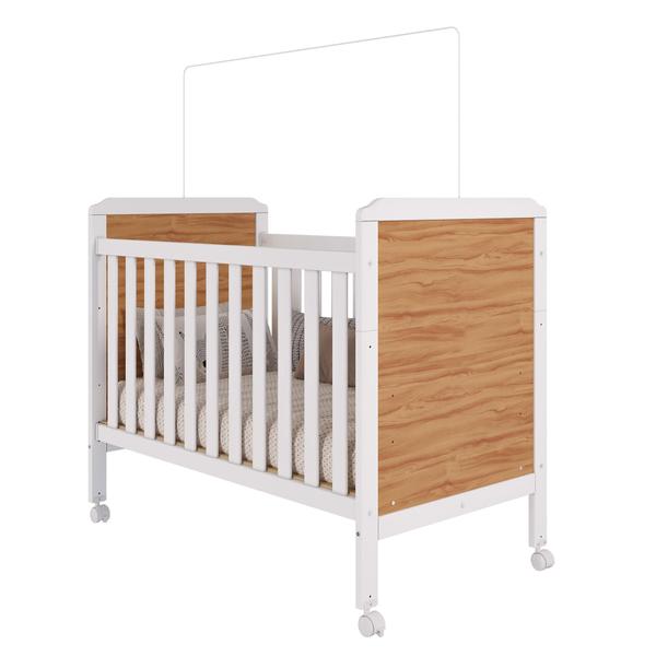 Imagem de Berço Mini Cama Cloe Padrão Americano 2 em 1 100% MDF Móveis Peroba