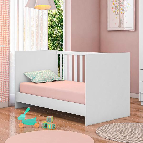 Imagem de Berço Mini Cama Doce Sonho Branco - MoveisAqui