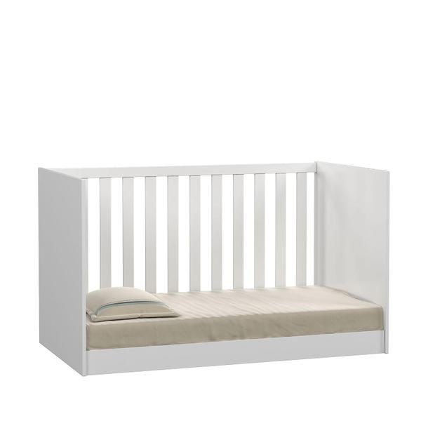 Imagem de Berço Mini Cama Doce Sonho Com Grade De Proteção Removível E Colchão Infantil Para Quarto De Bebê 