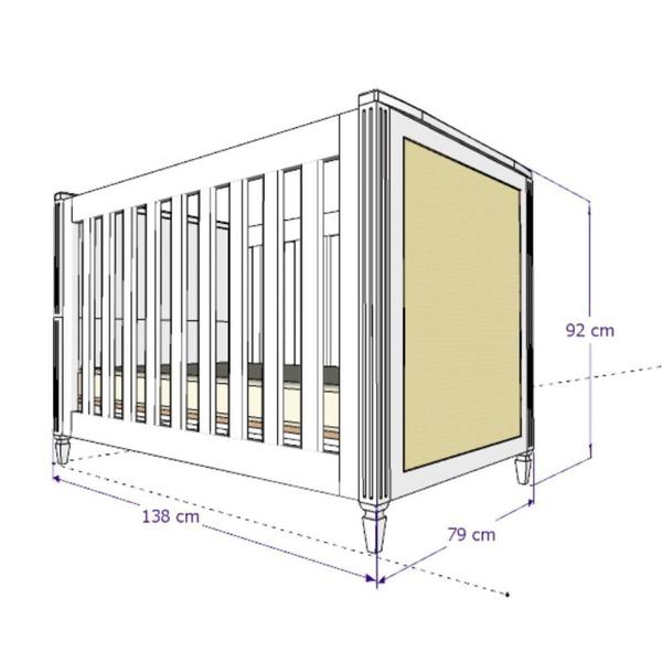 Imagem de Berço Mini Cama em MDF Tudor Plus