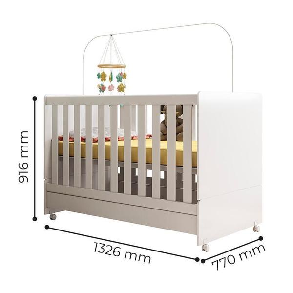 Imagem de Berço Mini Cama Encanto com Colchão Baby Physical - Peternella Móveis