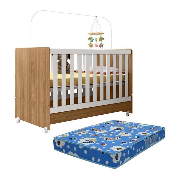 Imagem de Berço Mini Cama Encanto com Colchão Baby Physical - Peternella Móveis