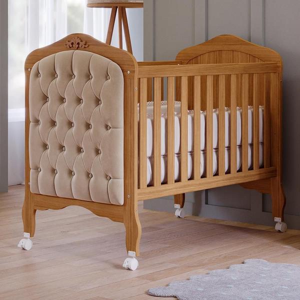 Imagem de Berço Mini Cama Harmonia com Capitonê - Permóbili Baby