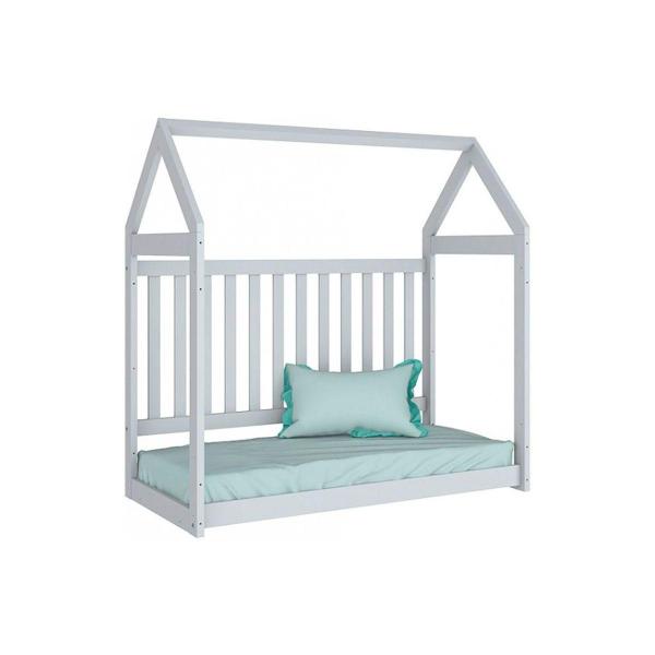 Imagem de Berço / Mini Cama Infantil Montessoriano 2 em 1 Branco - Henn