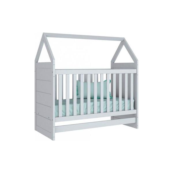 Imagem de Berço / Mini Cama Infantil Montessoriano 2 em 1 Branco - Henn