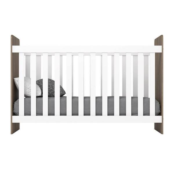 Berço Mini Cama Labirinto Rústico/Branco - Henn Imagem de Berço Mini Cama Labirinto Rústico/Branco - Henn