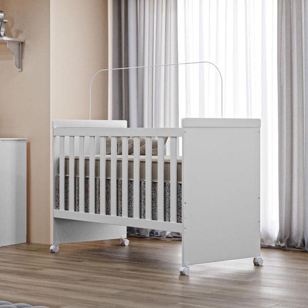 Imagem de Berço Mini Cama Lívia Branco Brilho - Canaã