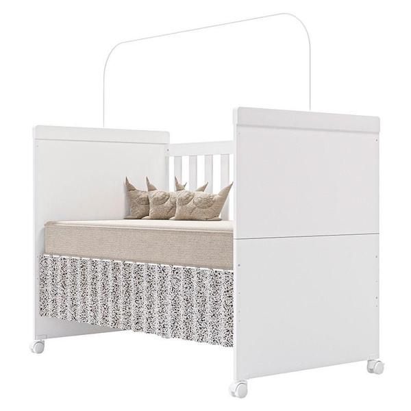 Imagem de Berço Mini Cama Lívia Branco Brilho - Canaã