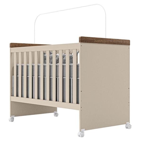 Berço Mini Cama Lívia Carvalho Off White - Canaã - Canaa Baby Imagem de Berço Mini Cama Lívia Carvalho Off White - Canaã