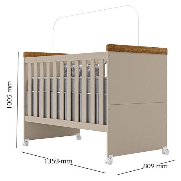 Berço Mini Cama Lívia Carvalho Off White - Canaã - Canaa Baby Imagem de Berço Mini Cama Lívia Carvalho Off White - Canaã