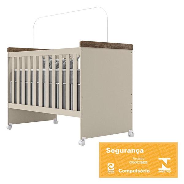 Berço Mini Cama Lívia Carvalho Off White - Canaã - Canaa Baby Imagem de Berço Mini Cama Lívia Carvalho Off White - Canaã