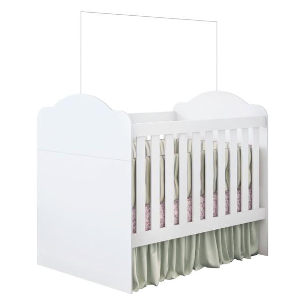 Imagem de Berço Mini Cama Montessori 3 em 1 Yupi 70 Branco Atóxico  Móveis Estrela