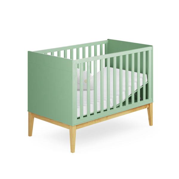 Imagem de Berço Mini Cama Retrô Coleção Amor Perfeito Cor Verde