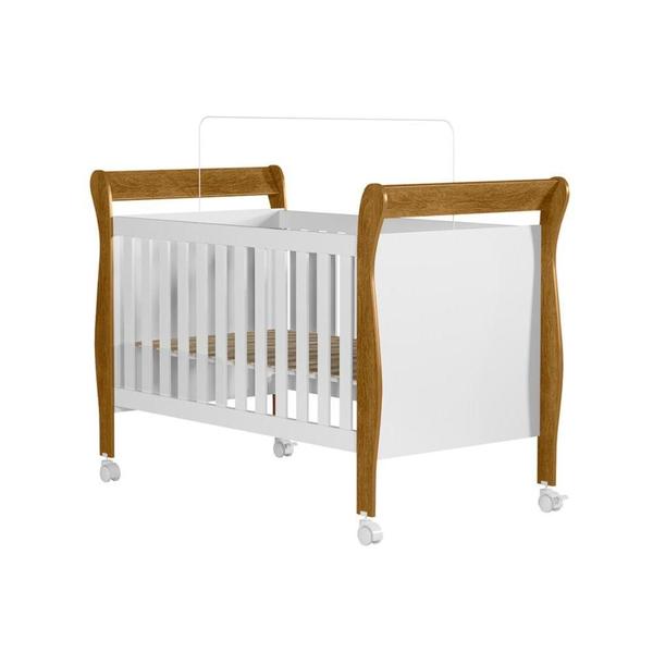 Imagem de Berço Mini Cama Slim Tigus Baby Branco Madeirado Ypê