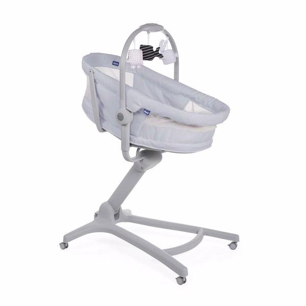 Imagem de Berço Moisés Portátil Baby Hug 4 In 1 Air Stone Chicco Cinza