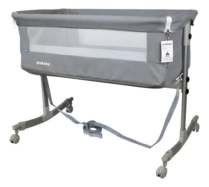 Berço Portátil Sleep 3 em 1 Moisés Co-bed Acopla na Cama Cinza Kababy Berço Portátil Sleep 3 em 1 Moisés Co-bed Acopla na Cama Cinza Kababy