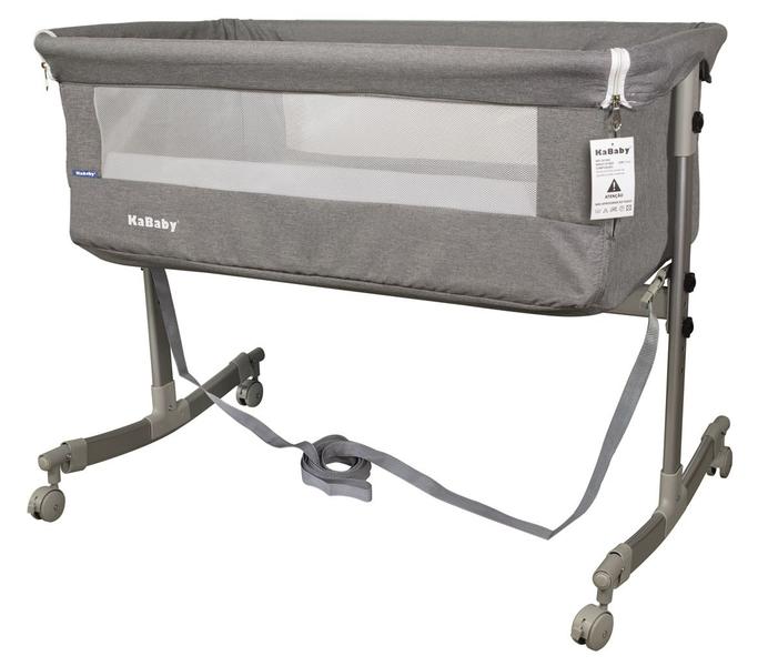 Berço Portátil Sleep 3 em 1 Moisés Co-bed Acopla na Cama Cinza Kababy Berço Portátil Sleep 3 em 1 Moisés Co-bed Acopla na Cama Cinza Kababy
