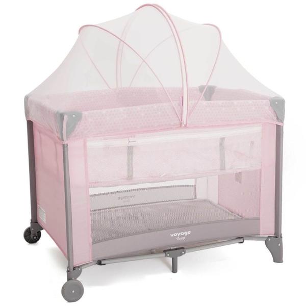 Imagem de Berço Portátil Sleep Rosa (0 a 18 Kg) - Voyage