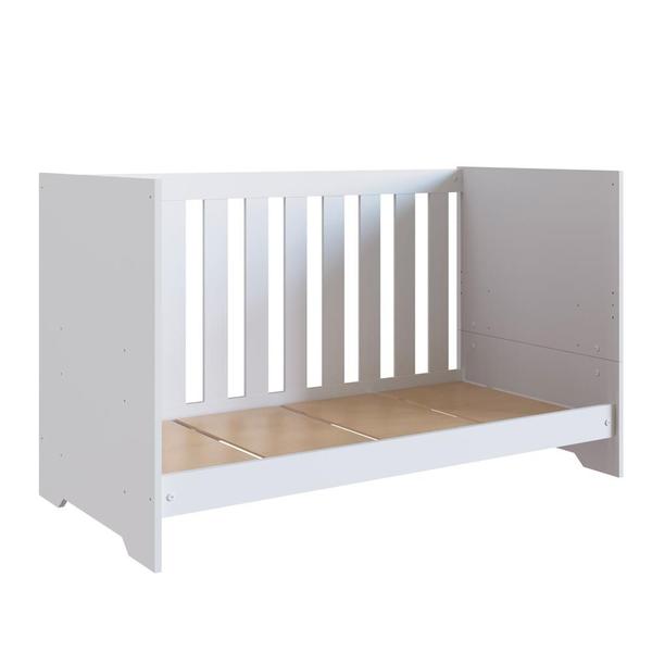 Berço Que Vira Cama E Sofá 3 Em 1 Com Colchão Branco 74 x 133 cm Aconchego Shop JM Imagem de Berço Que Vira Cama E Sofá 3 Em 1 Com Colchão Branco 74 x 133 cm Aconchego Shop JM