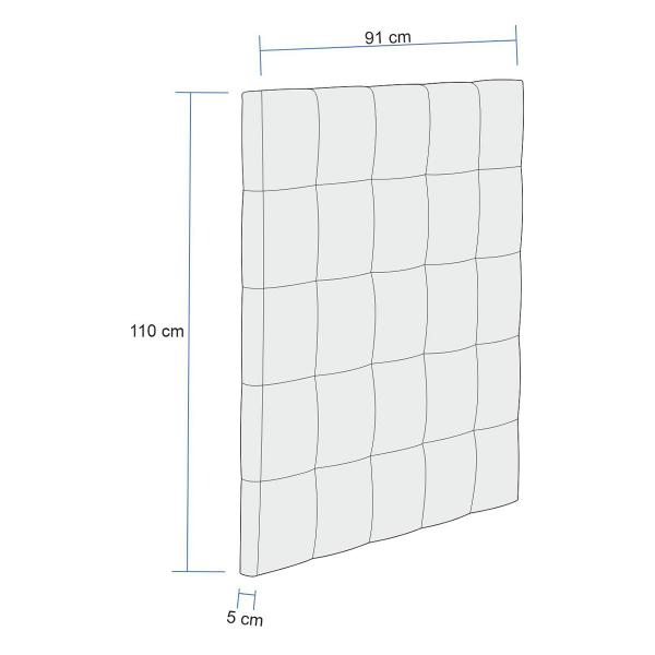 Imagem de Berço Tutto New 100% MDF com Capitonê e Colchão Cor Branco Soft/Freijó - Matic Móveis