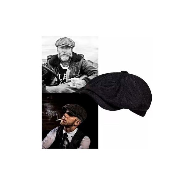 Imagem de Beret Peaky Blinders, moda de inverno, unissex, proteção UV