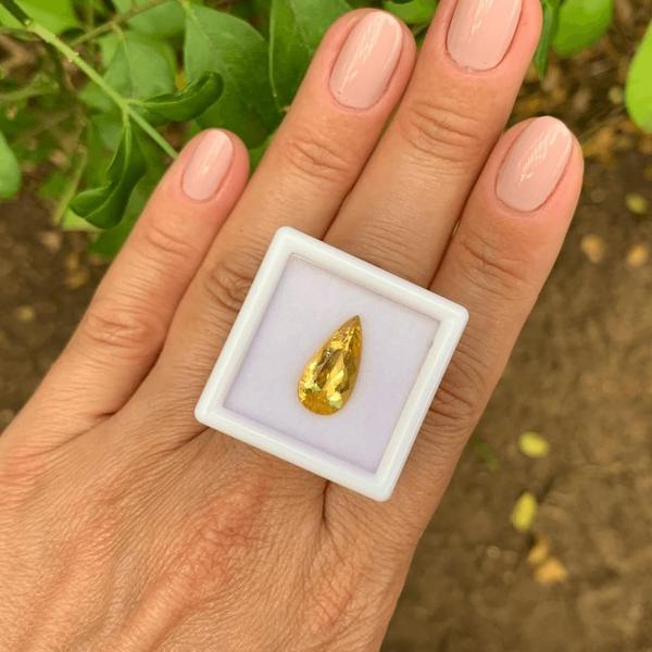 Imagem de Berilo Amarelo Gota 2,60ct (1)