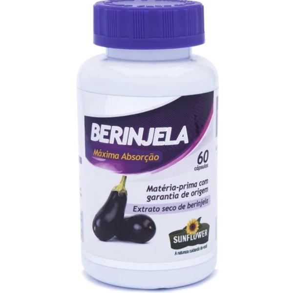 Berinjela 500mg 60 caps Sunflower Imagem de Berinjela 500mg 60 caps Sunflower