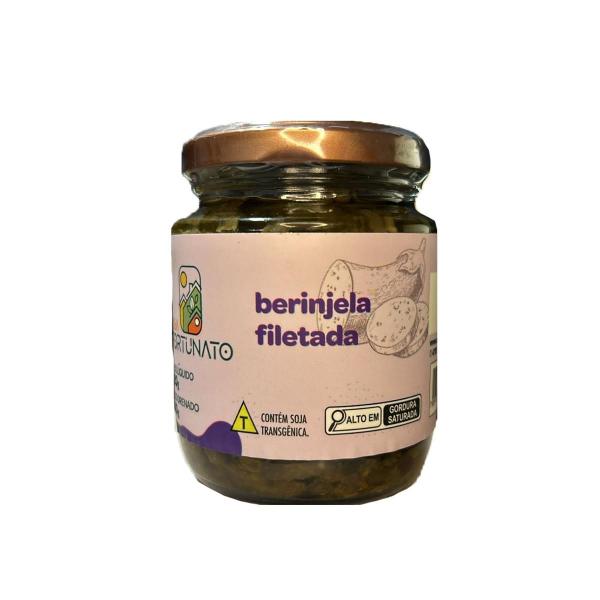 Berinjela Filetada 220G Casa Fortunato Imagem de Berinjela Filetada 220G Casa Fortunato