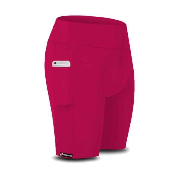 Imagem de Bermuda Ciclismo ADSTORE C/proteção genital C/ bolso Pink