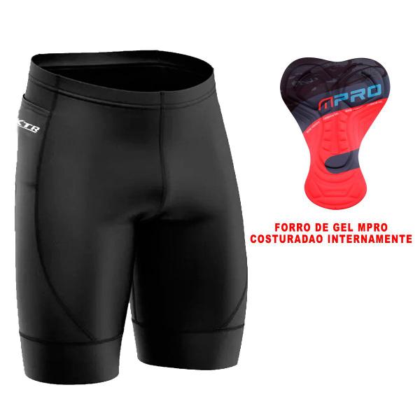 Imagem de Bermuda Ciclismo Bike KTR PRO Gel D80 Masculina P a XG