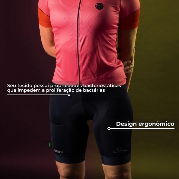 Imagem de Bermuda ciclismo feminina Mauro Ribeiro Pocket com bolso