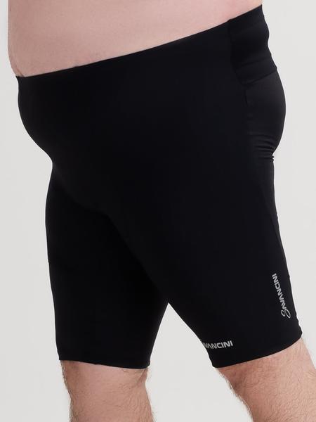 Imagem de Bermuda Ciclismo Masculina Plus Size Poliamida Preta Savancini (005)