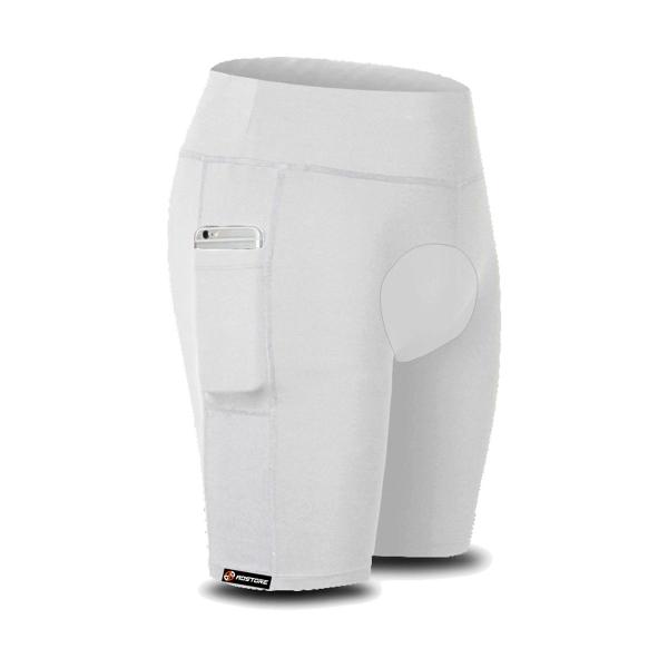 Bermuda Ciclista ADSTORE Anti Assadura C/ Porta Celular Branco Imagem de Bermuda Ciclista ADSTORE Anti Assadura C/ Porta Celular Branco