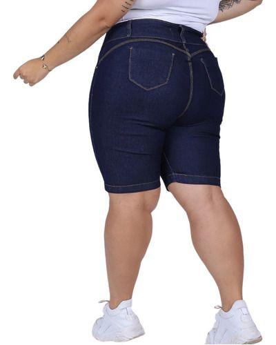 Pantalones Cortos Short Jeans Cintura Alta Para Gordas Looks Short