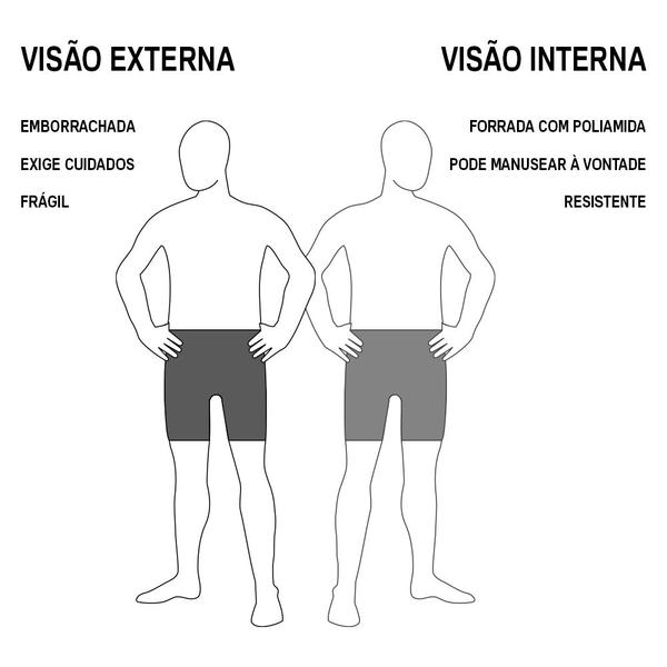 Imagem de Bermuda De Alta Flutuação Para Natação 5.3mm (Emborrachada)