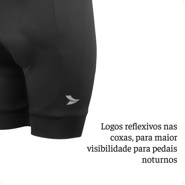 Bermuda de Ciclismo Feminina com Forro de Espuma Tamanho G Preto Proteção UV30+ Confortável - VB059 - Atrio Imagem de Bermuda de Ciclismo Feminina com Forro de Espuma Tamanho G Preto Proteção UV30+ Confortável - VB059