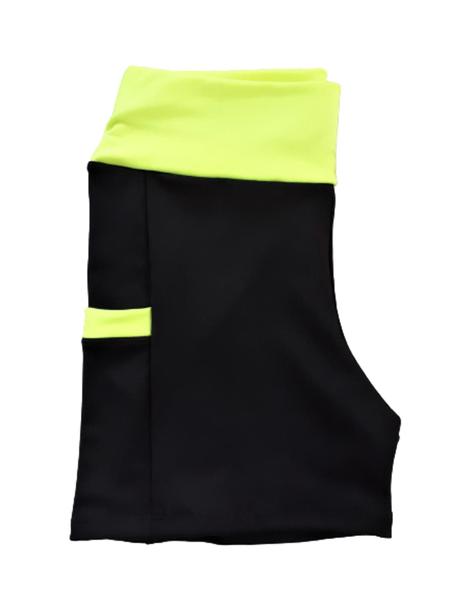 Imagem de Bermuda Feminina Com Bolso Celular Academia Ciclismo Fitness pp, p,m,g,gg