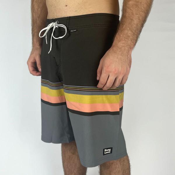 Imagem de Bermuda Hang Loose Stripe 20 Preto