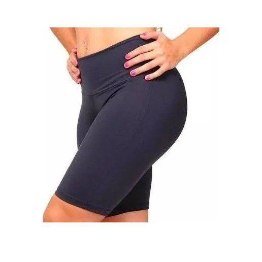 Imagem de Bermuda legging Suplex Academia Corrida Passeio feminino