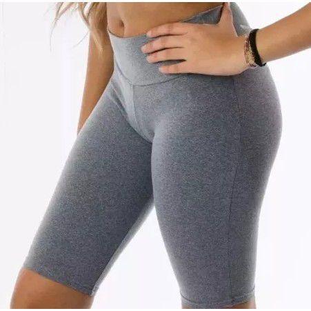 Imagem de Bermuda legging Suplex Academia Corrida Passeio feminino