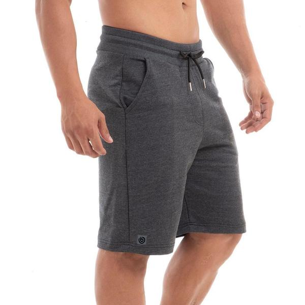 Imagem de Bermuda Masculina Moletom Básica Lisa Shorts Moletinho Benellys