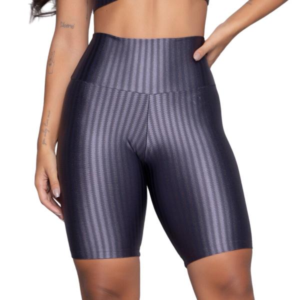 Imagem de Bermuda New Zig Fitness Vekyo Modas Feminina Ciclista 3D Ikat Roupa de Academia